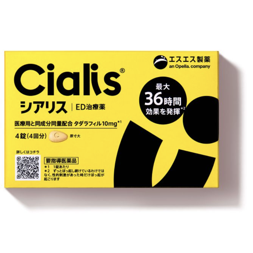 【エスエス製薬】ED治療薬「シアリス」、OTC薬としての承認取得